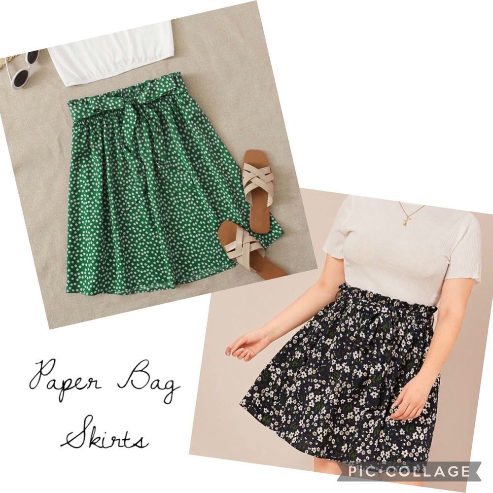 Set of Paper Bag Skirts